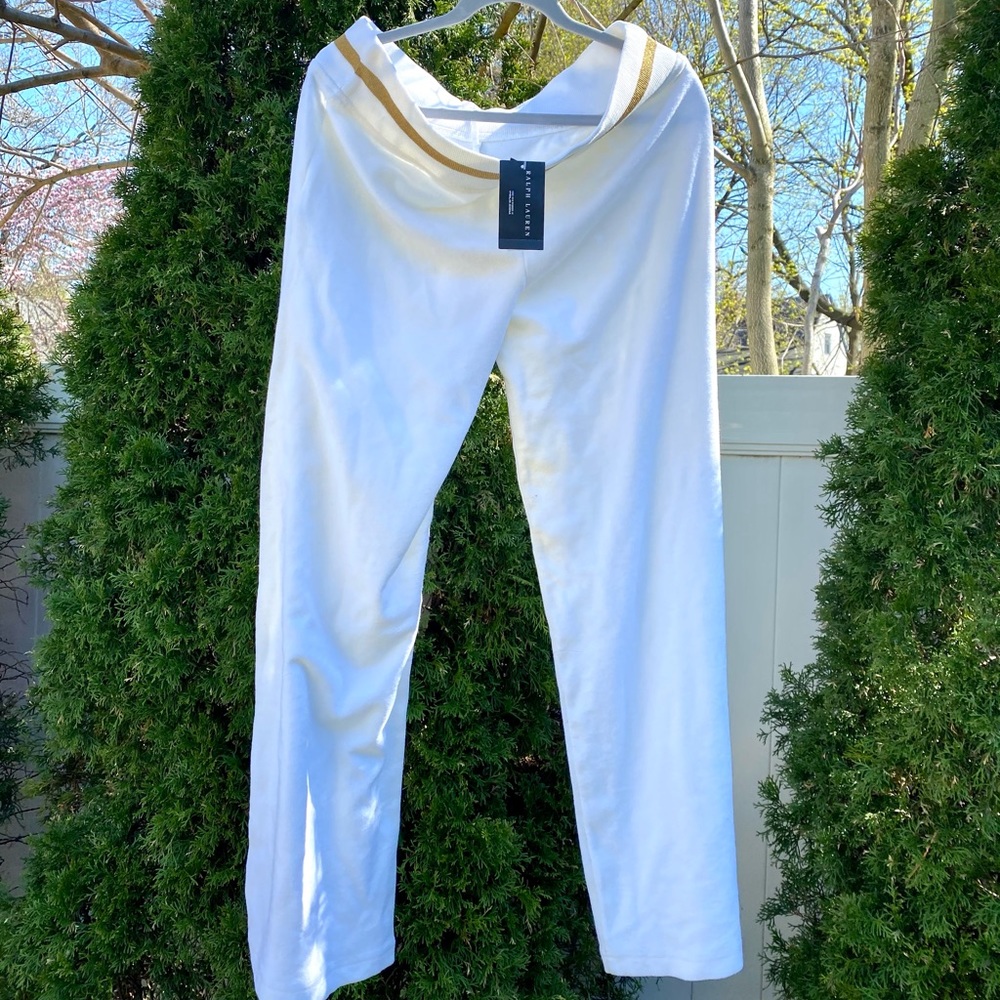 White Ralph Lauren Sweatpants
